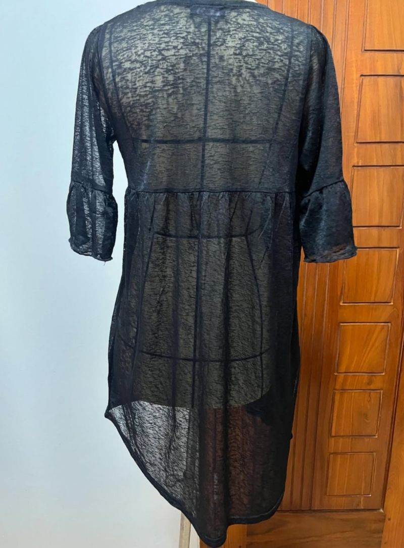 Cardigan Nerawang Y2K Dark Gothic, foto 4