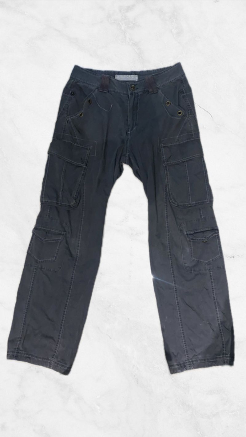 Gray vintage baggy cargos, foto 4