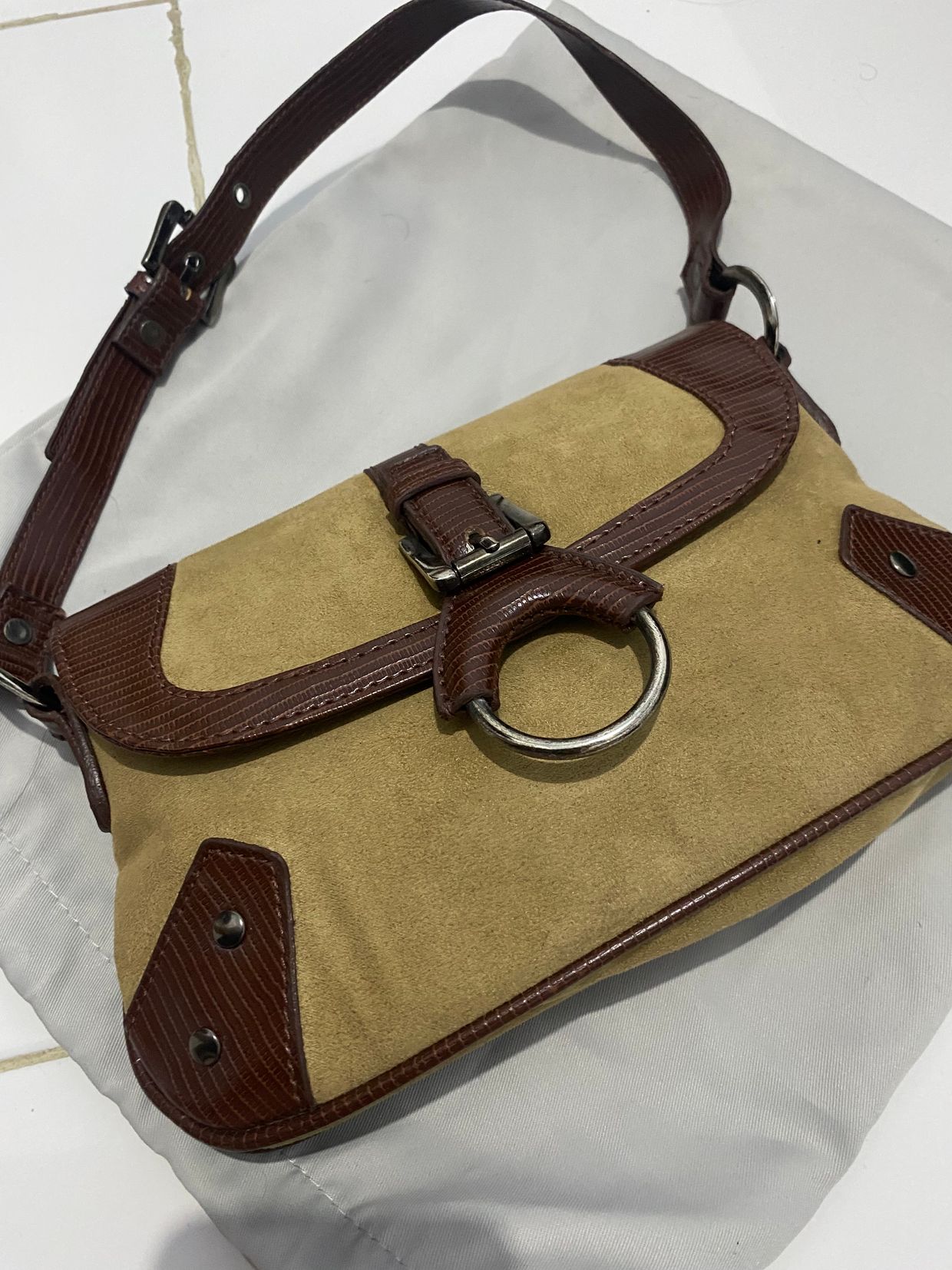 Vintage Shoulder bag Wanita brown