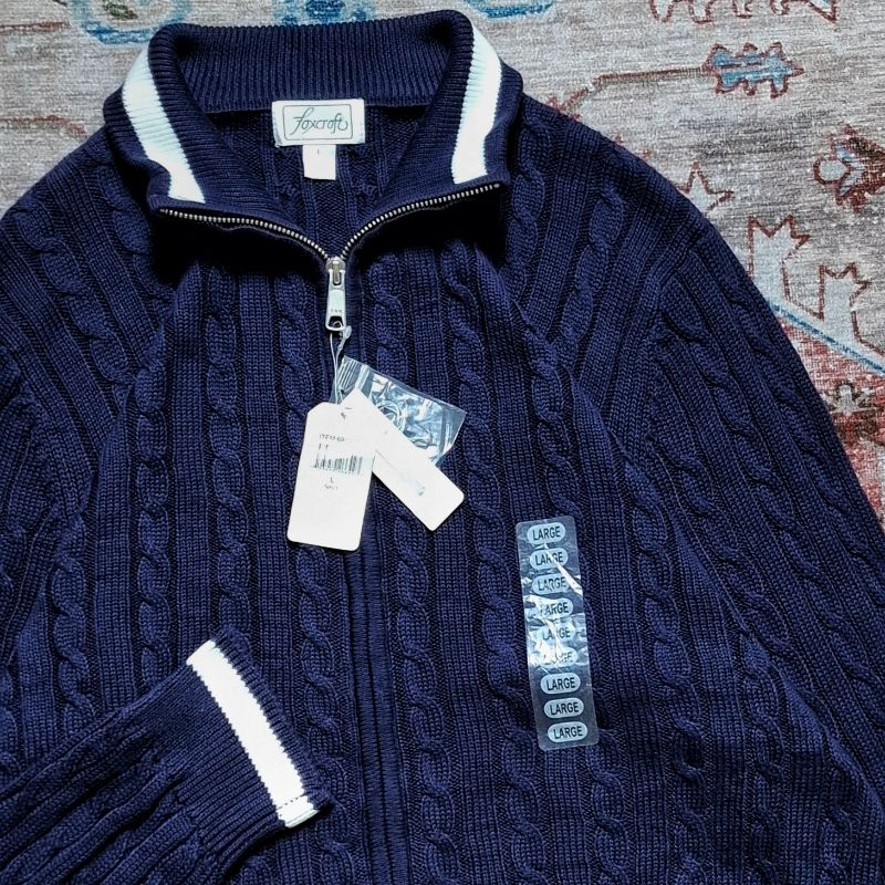 Knitwear Full Zipper Cable by Foxcroft, foto 5