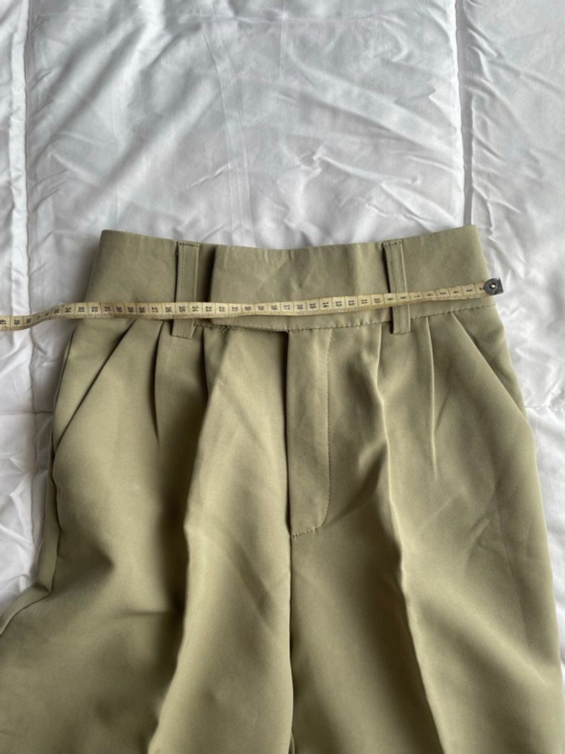 Work Pants Wide Cut Washed Green, foto 2