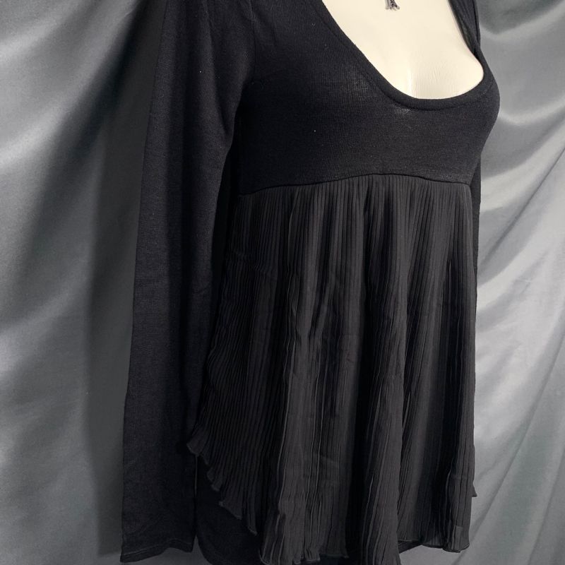 RIENDA RIBBED KNIT SCOOP NECK PEPLUM, foto 3