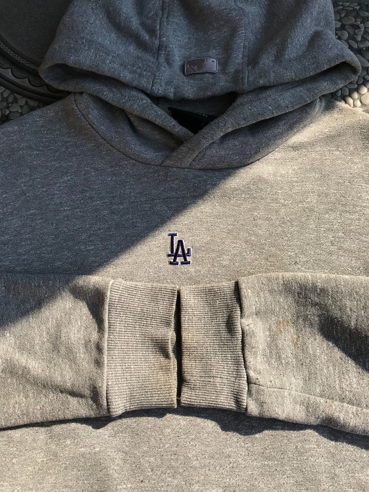 MLB Skater Casual Hoody Pria gray, foto 3