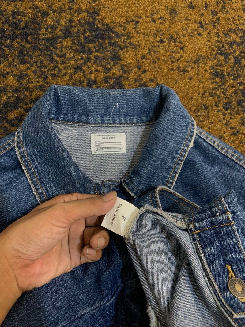 Jaket jeans daily about, foto 4