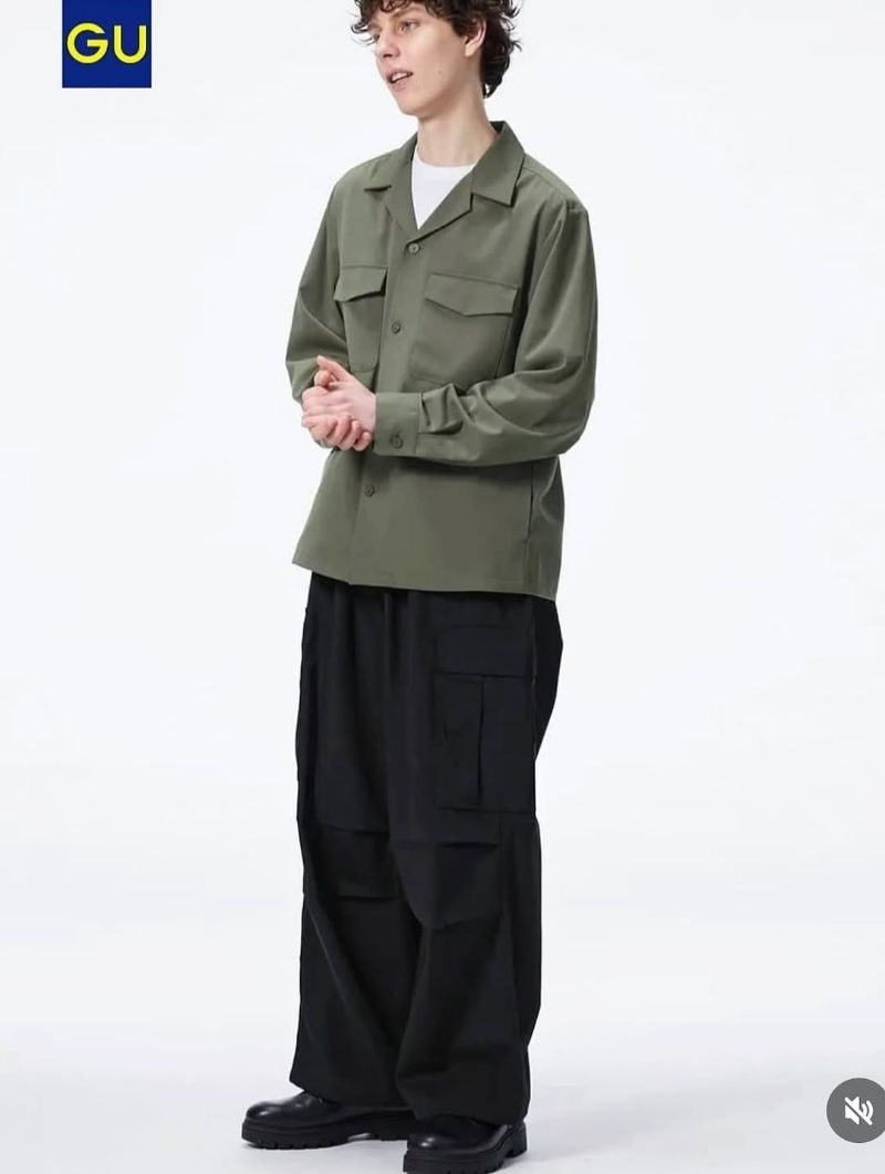 uniqlo gu 'superwide balloon cargo, foto 2