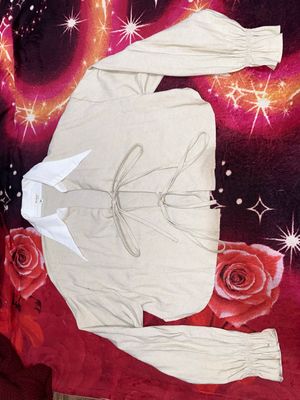 BLOUSE AESTHETE YOUR LIFE BEIGE SIZE M