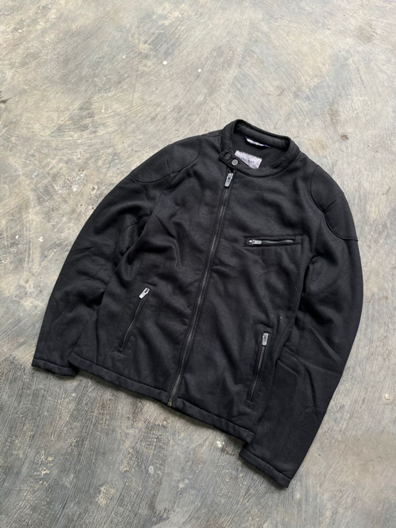 Zara motorcycle black jacket, foto 7