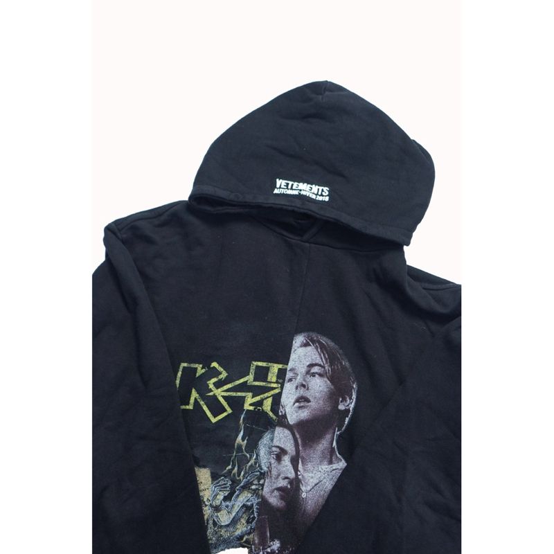 Vetemens Split Titanic X Kiss Hoodie, foto 4
