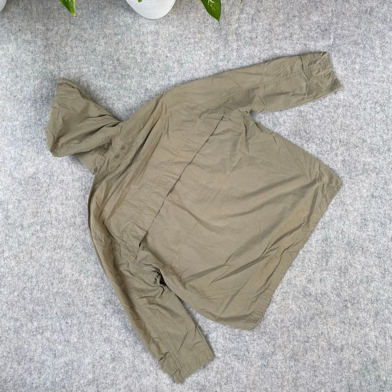 Jacket windbreaker nih pocket zarong super cakep military, foto 6