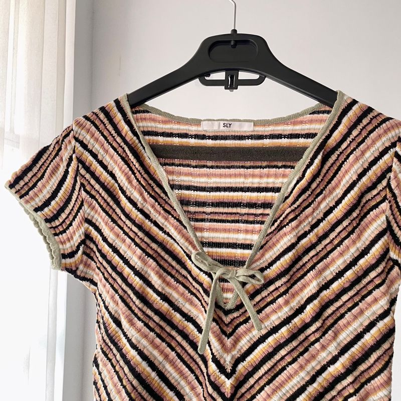 Retro V-Neck Top, foto 3