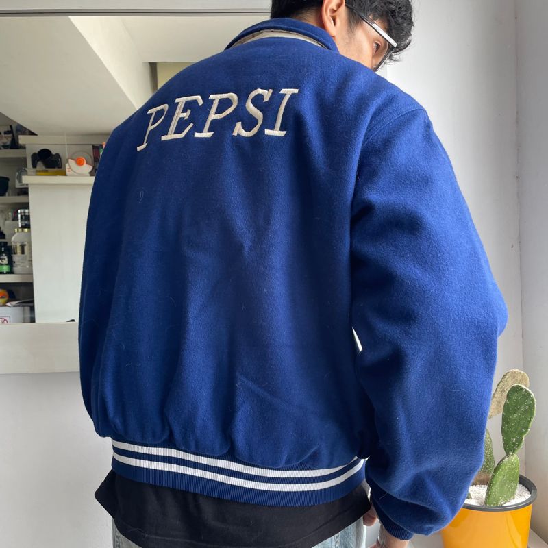 Vintage 1980’s Pepsi Rennoc Wool Varsity Jacket, foto 10