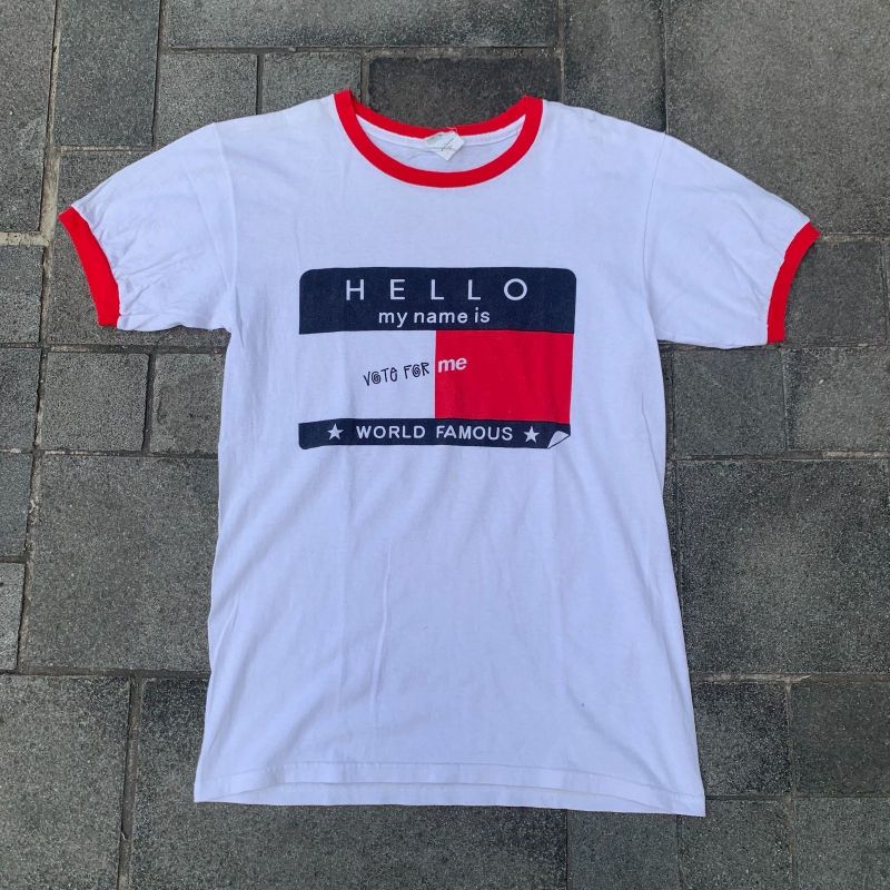Ringer tee red tag by anvil size S, foto 2