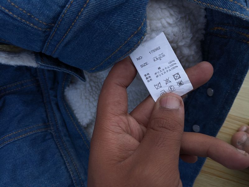 JAPAN TRUCKER DENIM SHERPA JACKET, foto 8