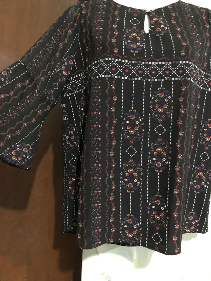 Blouse Motif Bunga Murah, foto 2