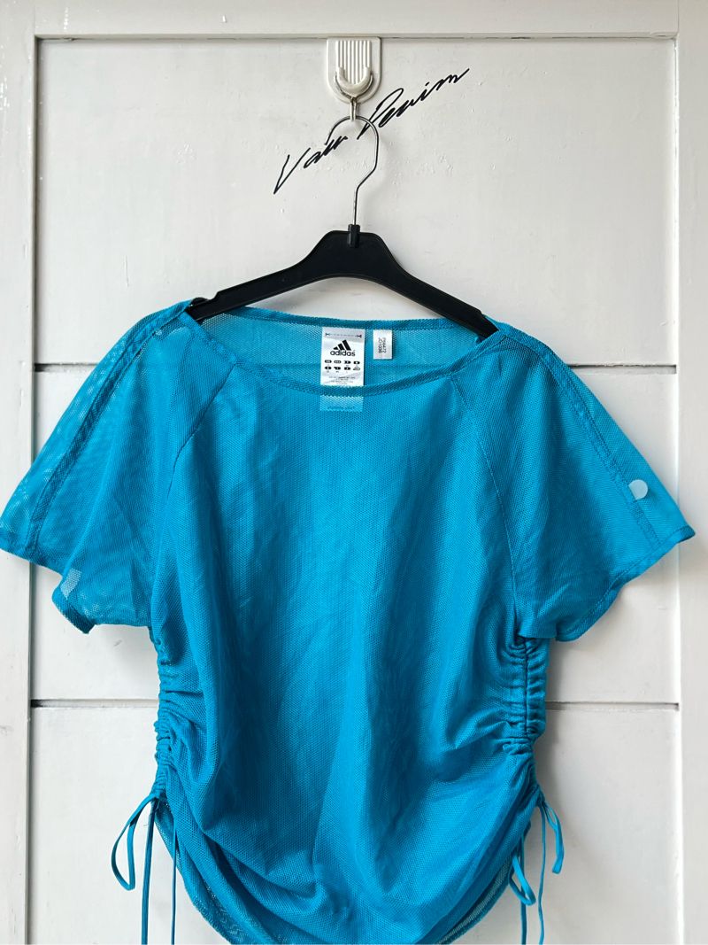 ADIDAS Padel Blue Mesh T-shirt, foto 2