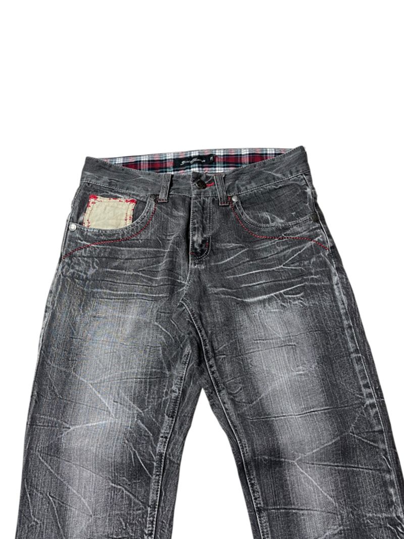 Root Three Skull Bones Tribal Rusty Claw Mark Pants, foto 2