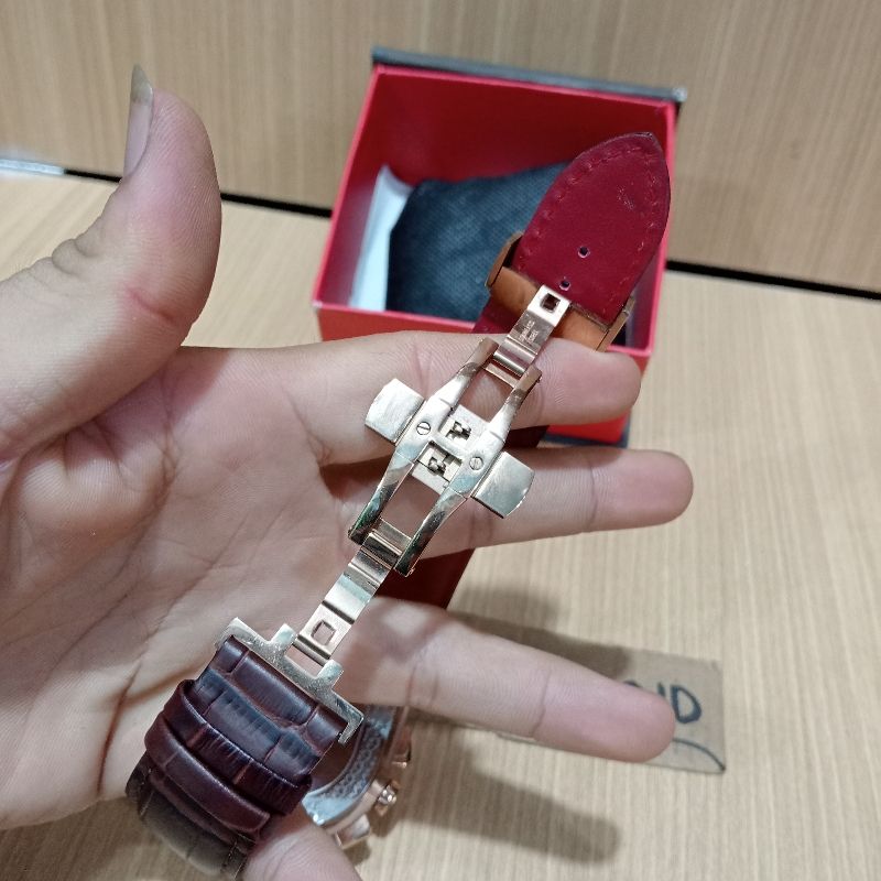 Jam tangan Aigner tali cokelat, foto 7