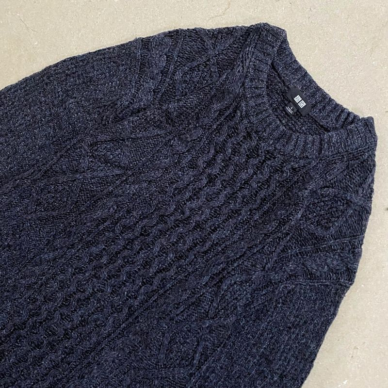 Cable sweater knitwear uniqlo, foto 3
