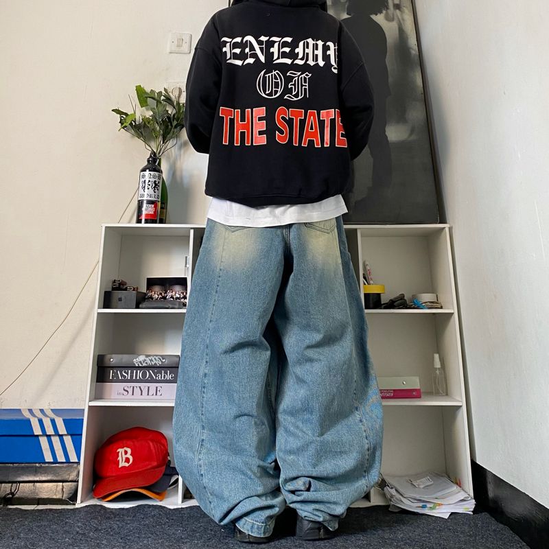 BALLON JEANS BLUEWASHED UNIQUE, foto 3