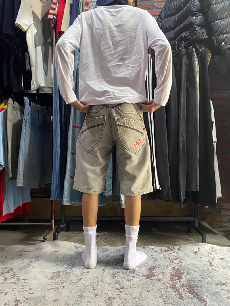 Jorts Skull White Y2k, foto 2