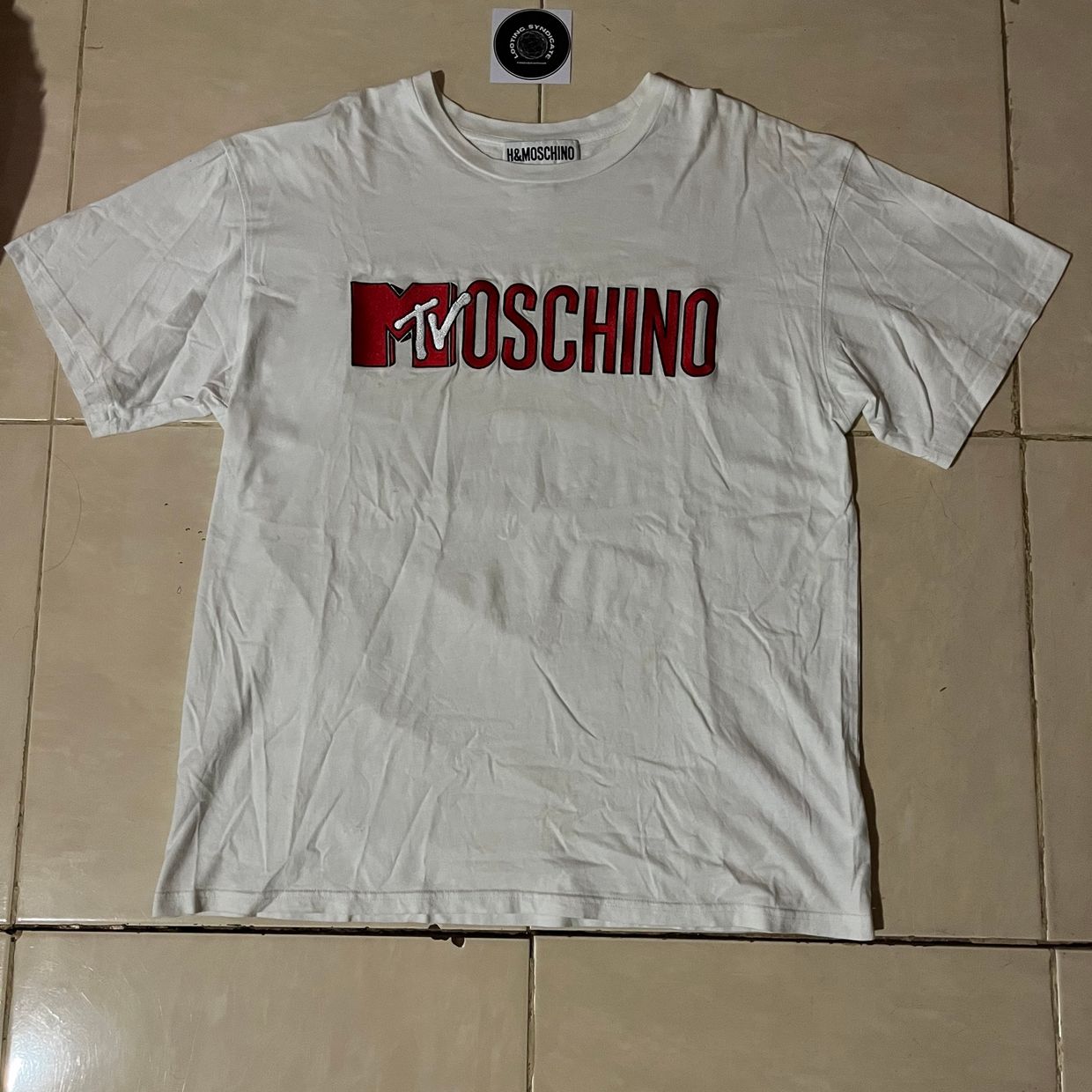 Moschino Luxury T-shirt Pria white