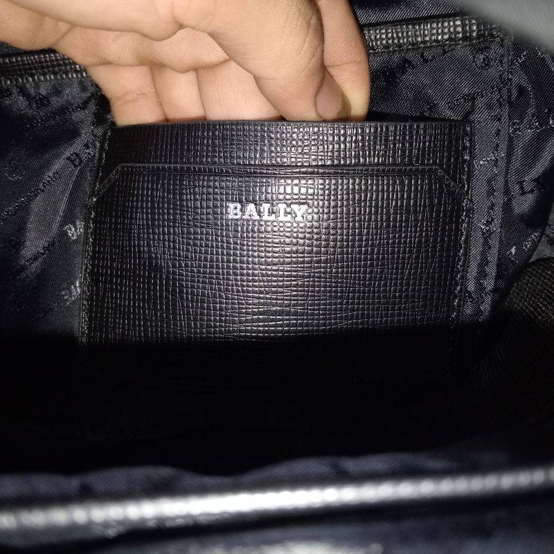 Ransel bally warna hitam, foto 8
