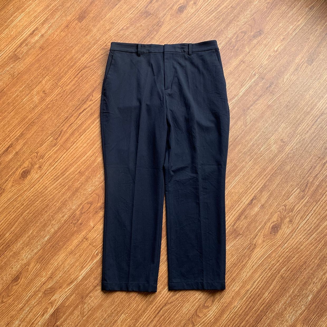 Uniqlo Minimalist Casual Formal pants Pria navy black