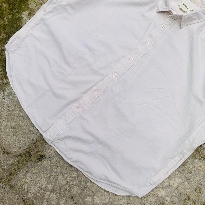 LAFUDGESTORE CITYBOY SHIRT SIDE POCKET BROKEN WHITE, foto 2