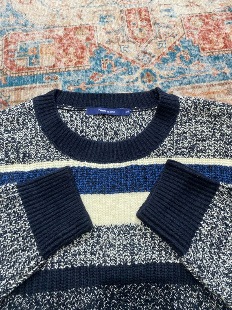 SWEAT KNITWEAR FRANKSTONE ICE BLASH PATTERN, foto 3