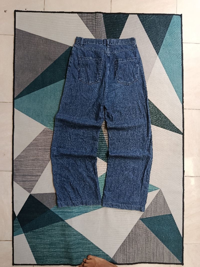 Drak blue baggy jeans, foto 6