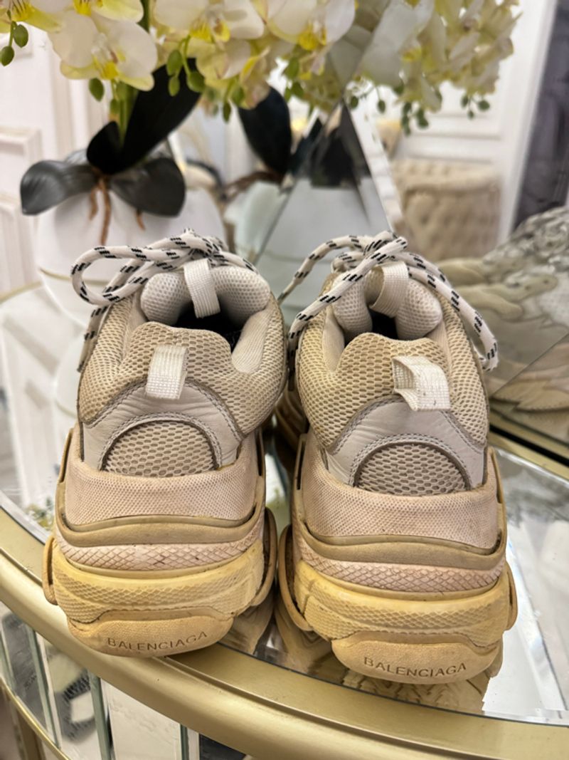 Balenciaga triple s white sneakers, foto 3