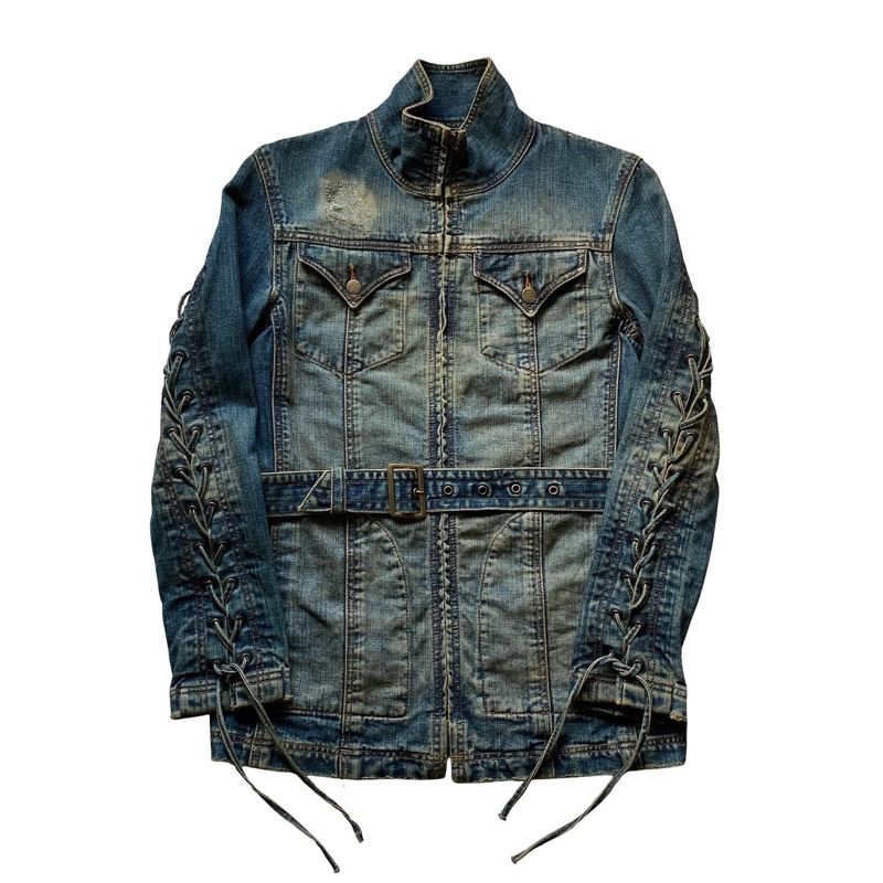 ジャケット・アウター 00s archive tornadomart denim jacket y2k 00s Y2K archive TORNADO MART denim JKT 00s Tornado Mart Y2K Lace
