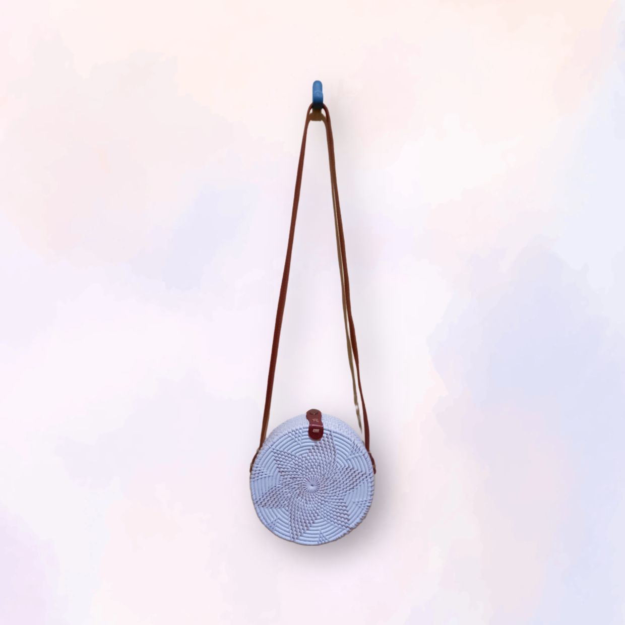 Batik Shoulder bag Wanita white brown