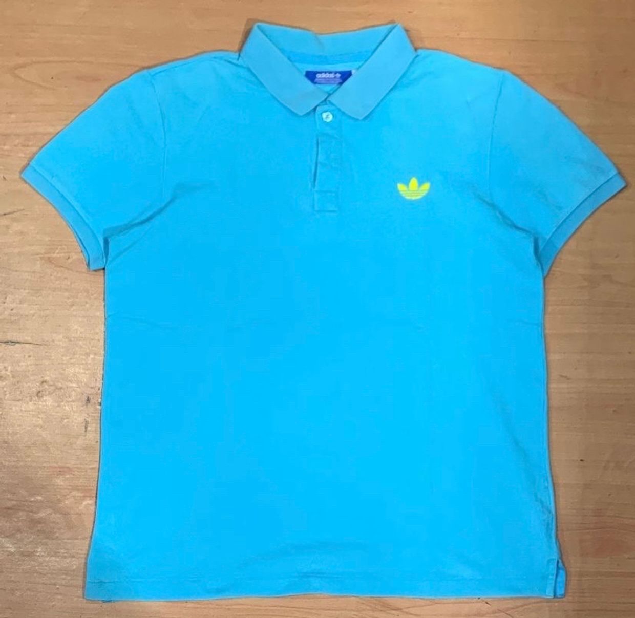 Adidas Casual Polo shirt Pria blue