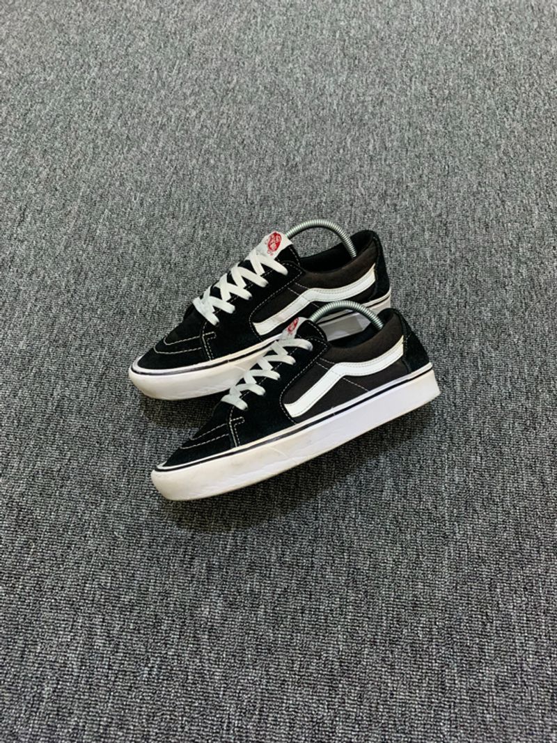 vans sk 8 low black white, foto 3
