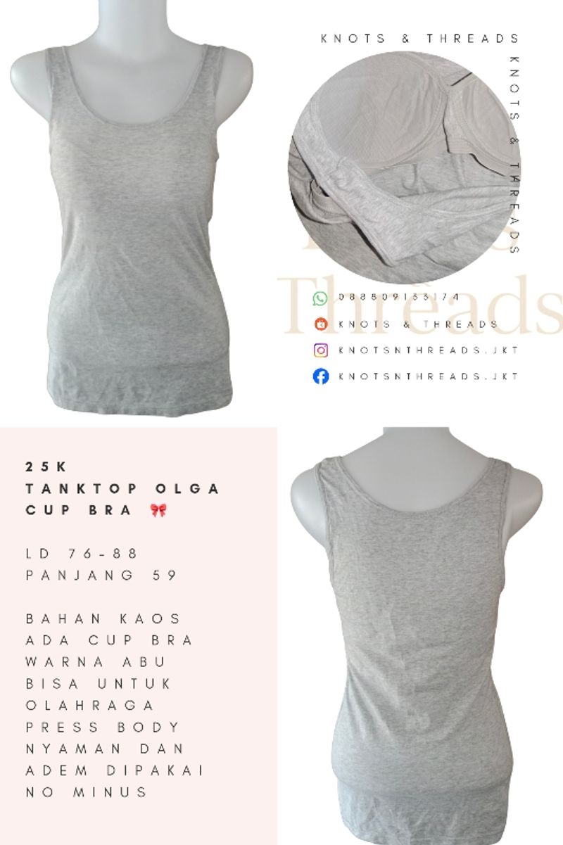 Tanktop Olga Cup Bra Abu, foto 2