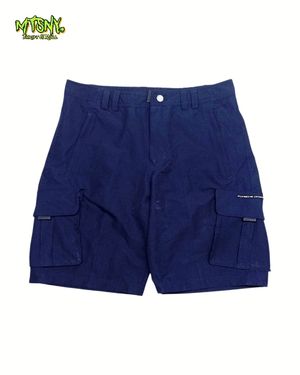 Celana Pendek Kargo Cargo Adidas Porsche Retro Vintage Biru