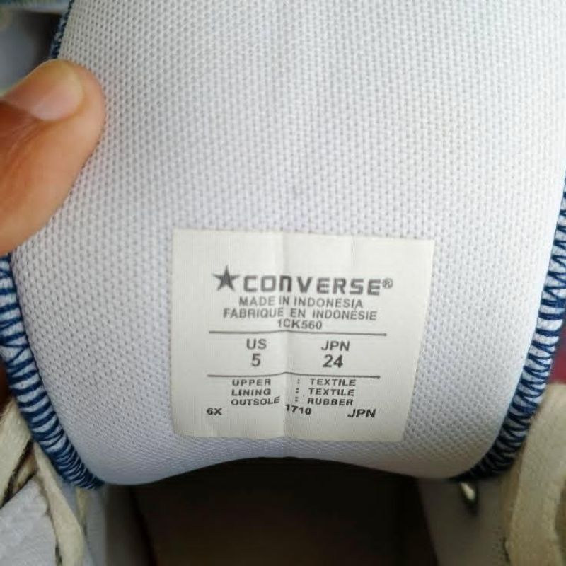 converse ck all star 90's navy, foto 6
