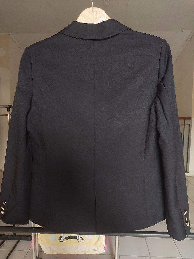 Pinky Wolman Blazer furing kancing navy, foto 6
