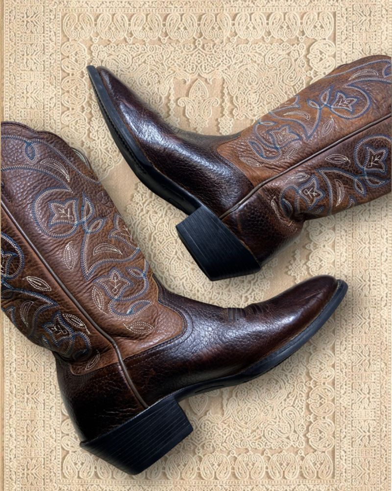 Ariat Western/Cowboy Floral Pattern Boots 🌷, foto 3