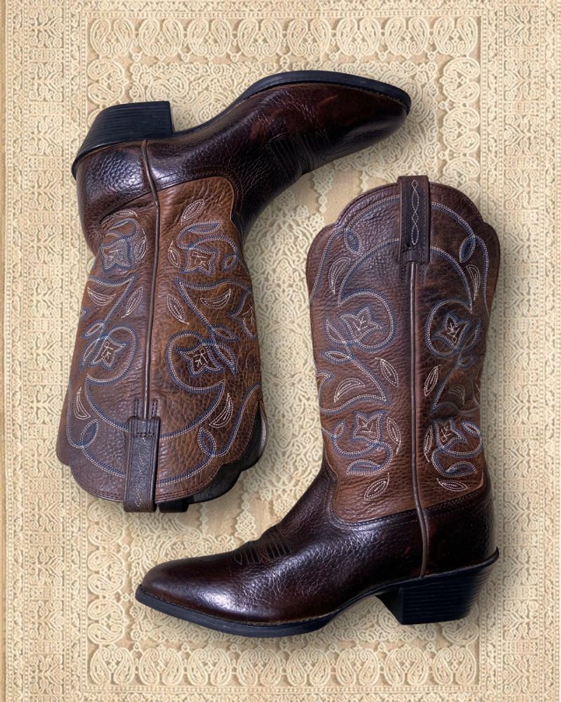 Ariat Western/Cowboy Floral Pattern Boots 🌷, foto 2