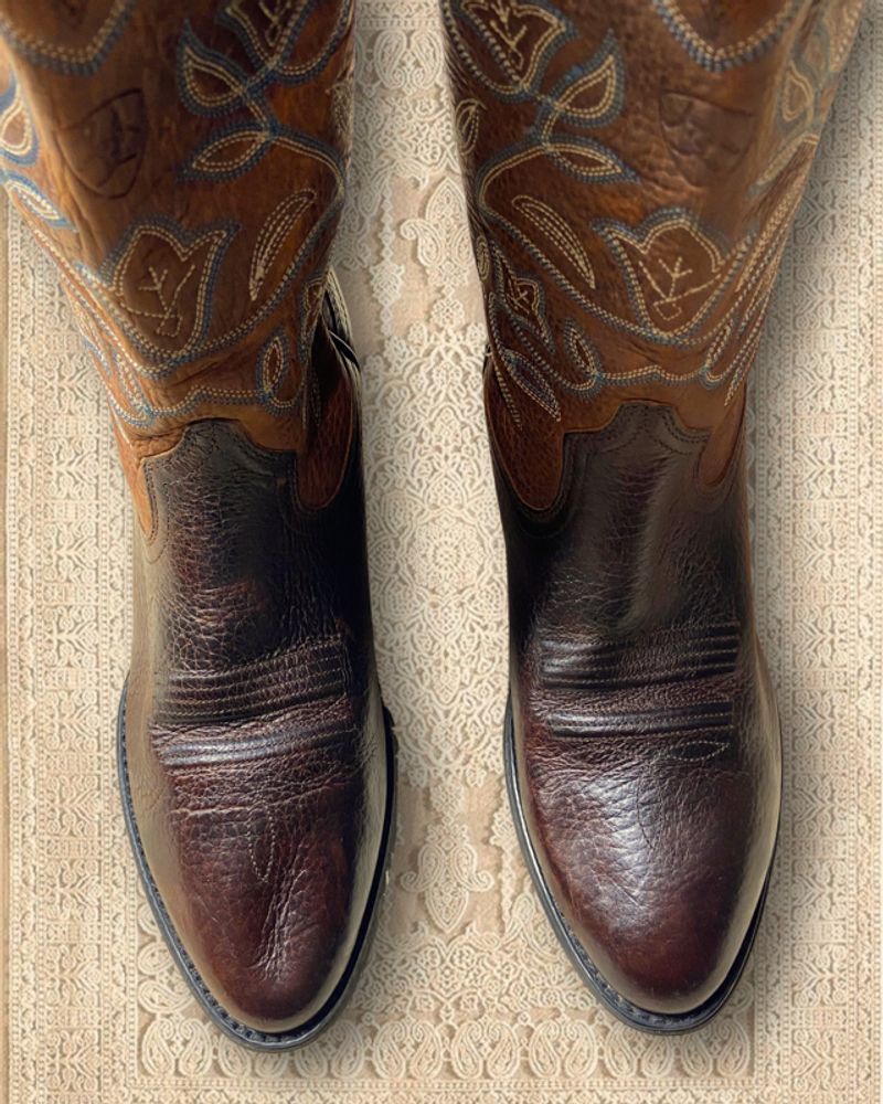 Ariat Western/Cowboy Floral Pattern Boots 🌷, foto 4
