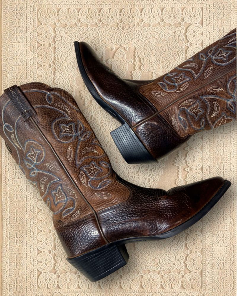 Ariat Western/Cowboy Floral Pattern Boots 🌷, foto 5