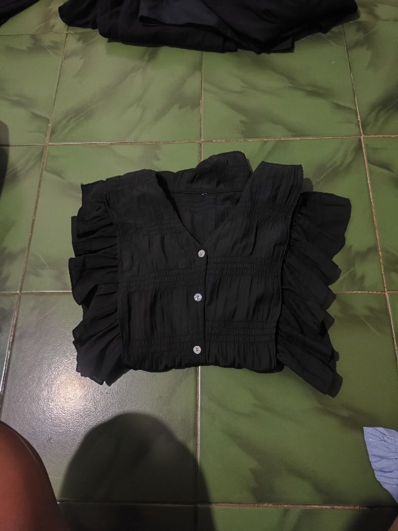 Blouse hitam, foto 2