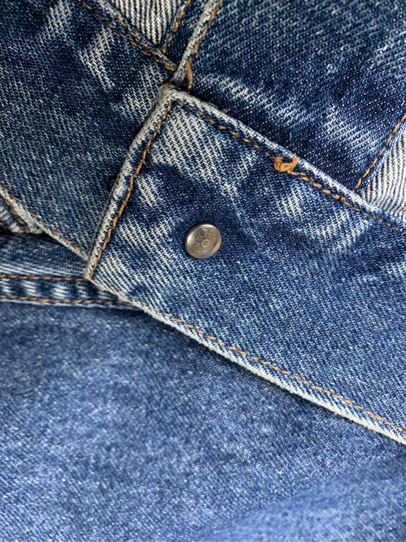Uniklo Distressed Trucker Denim Jacket, foto 7
