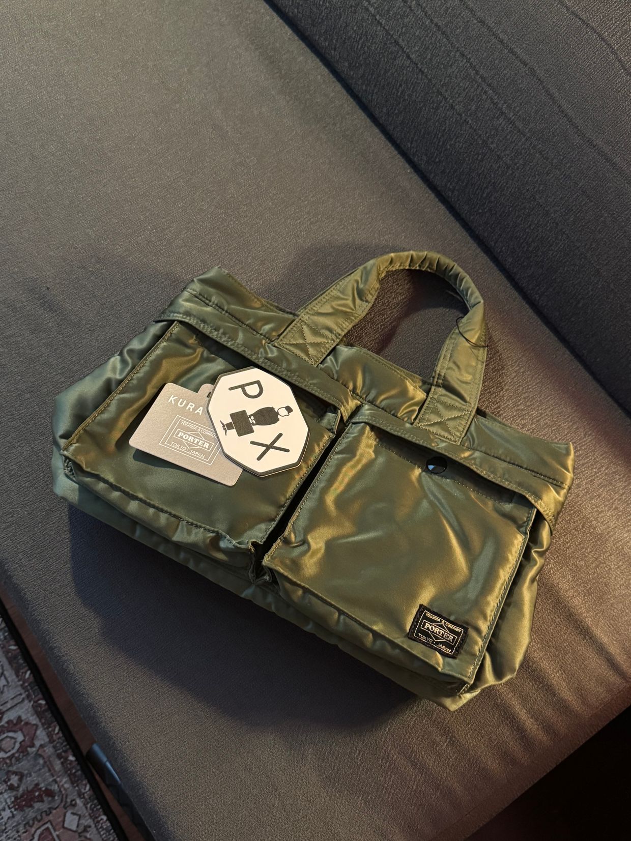 Porter Yoshida Minimalist Casual Bag Pria green
