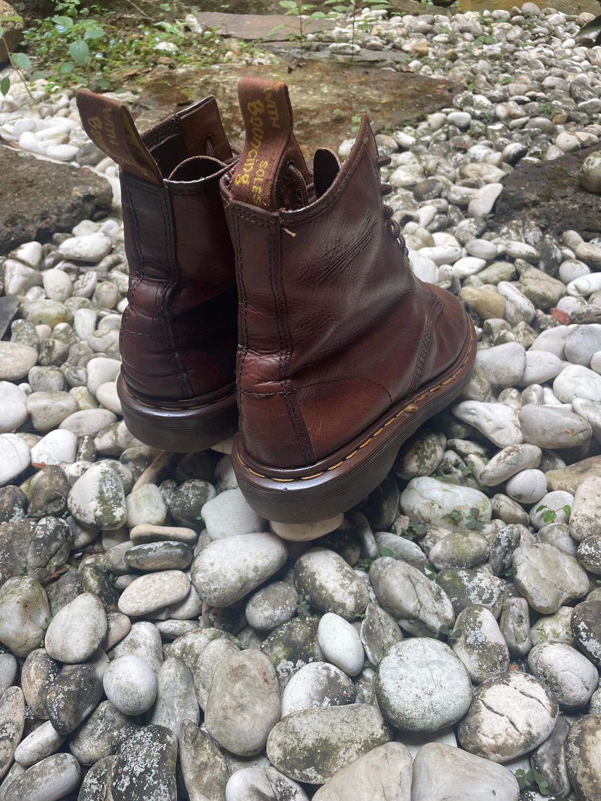 Dr. Martens Vintage Boots Pria brown, foto 4