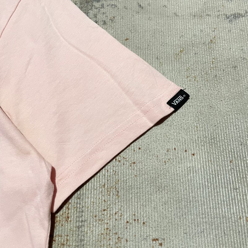 Vans Tshirt Soft Pink Box Logo Size S, foto 4