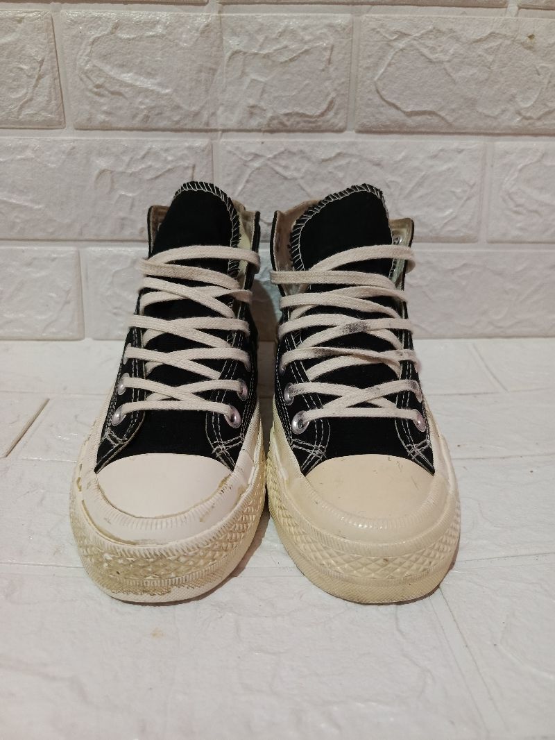 Converse 70's hi x cdg black white, foto 2