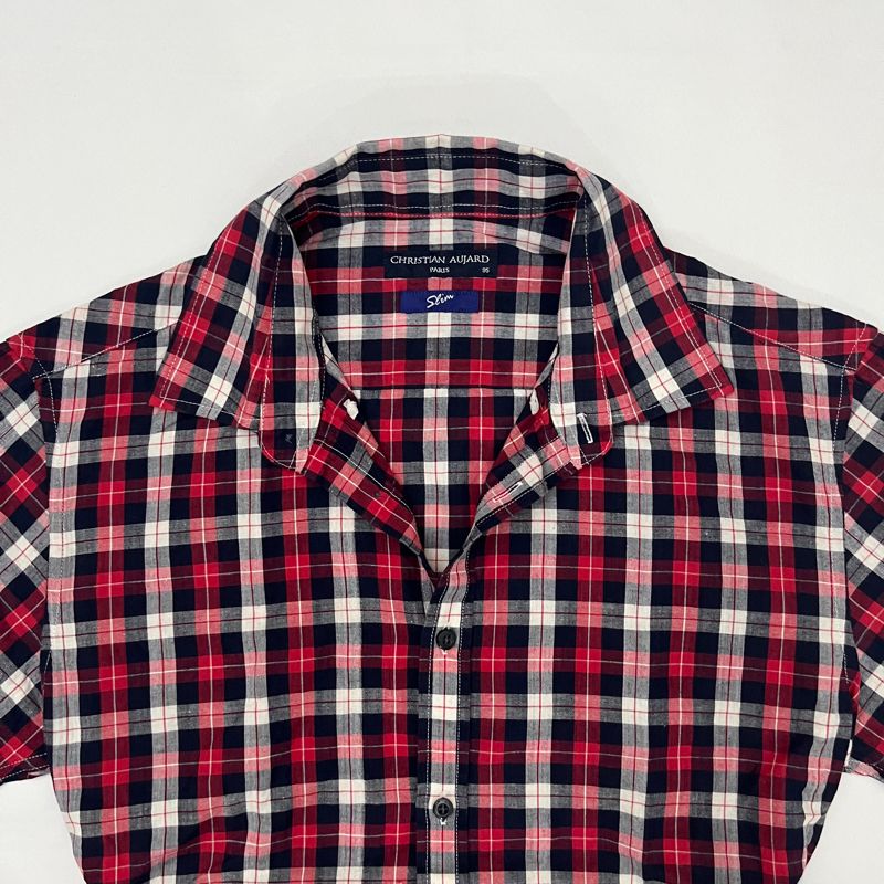 red plaid shirt, foto 2